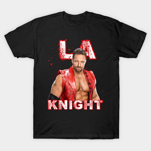 LA Knight - WWE T-Shirt by AwkwardTurtle